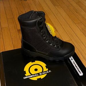 Women's Black Tactical Boots